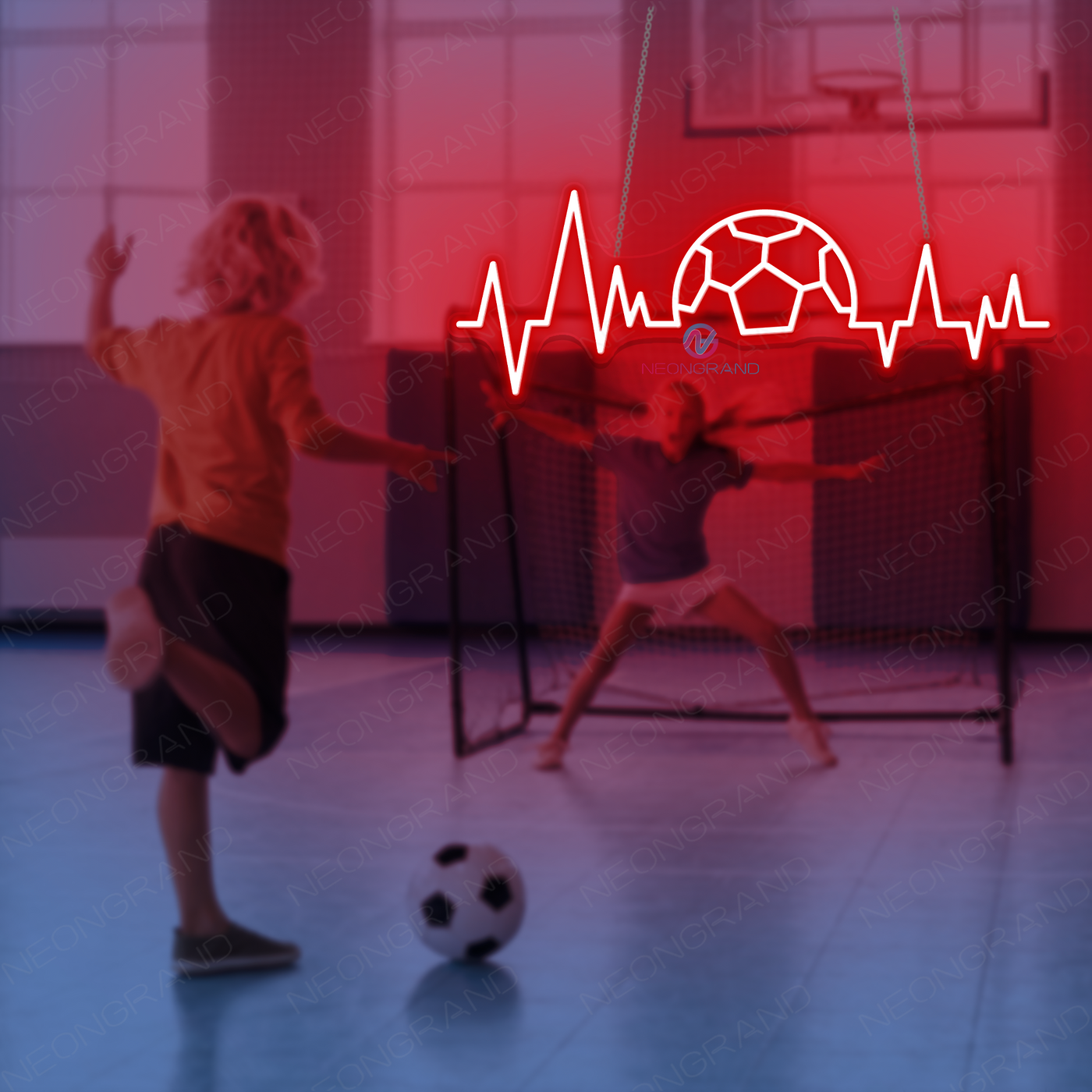 Soccer Neon Sign Gaming Room LED Light For Gamer