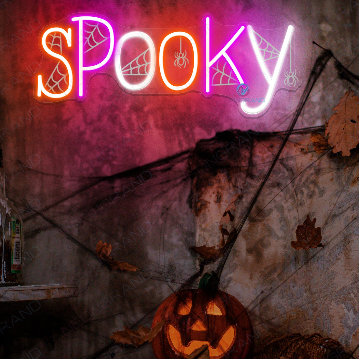 Spooky Neon Sign Led Halloween Light 1