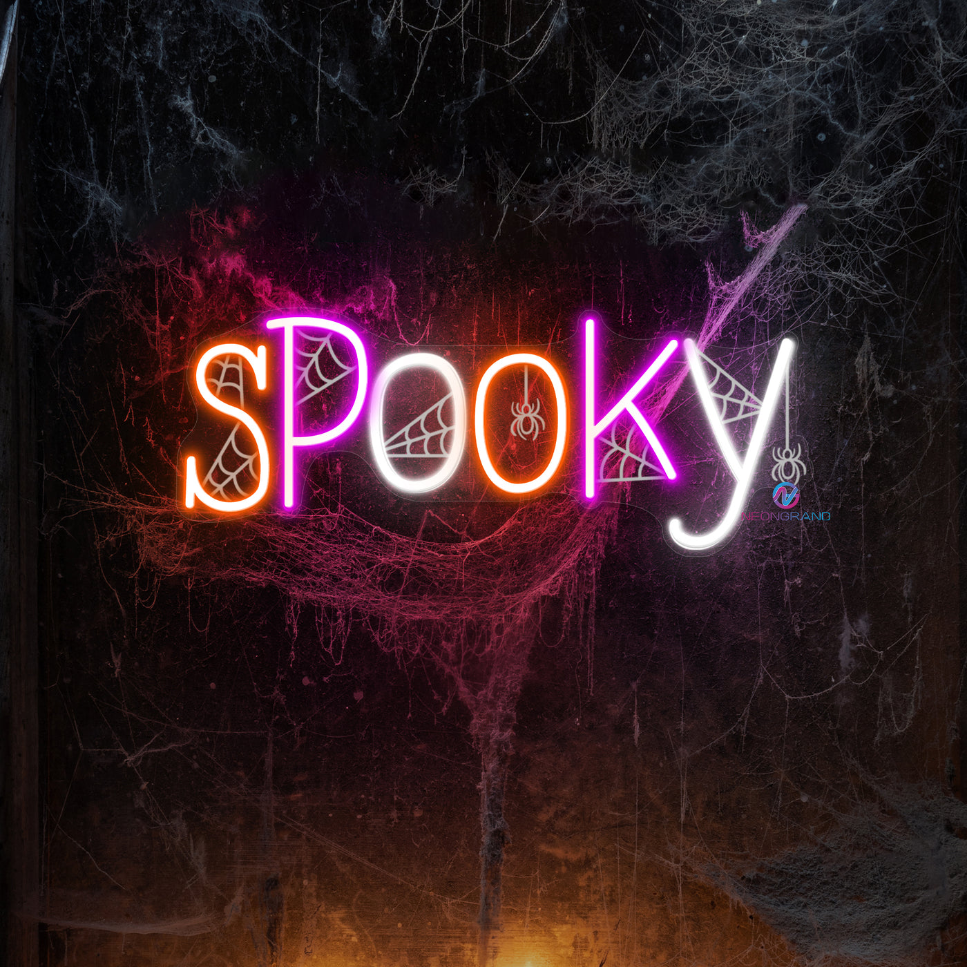 Spooky Neon Sign Led Halloween Light 2