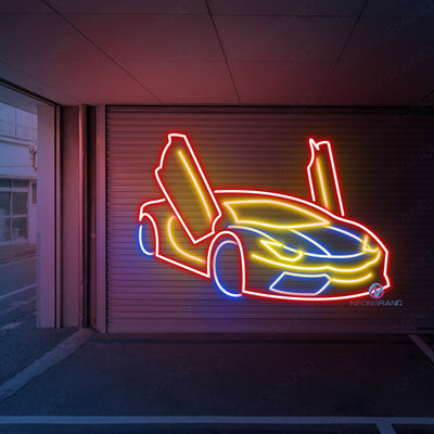 Sport Car Neon Sign Garage Led Light