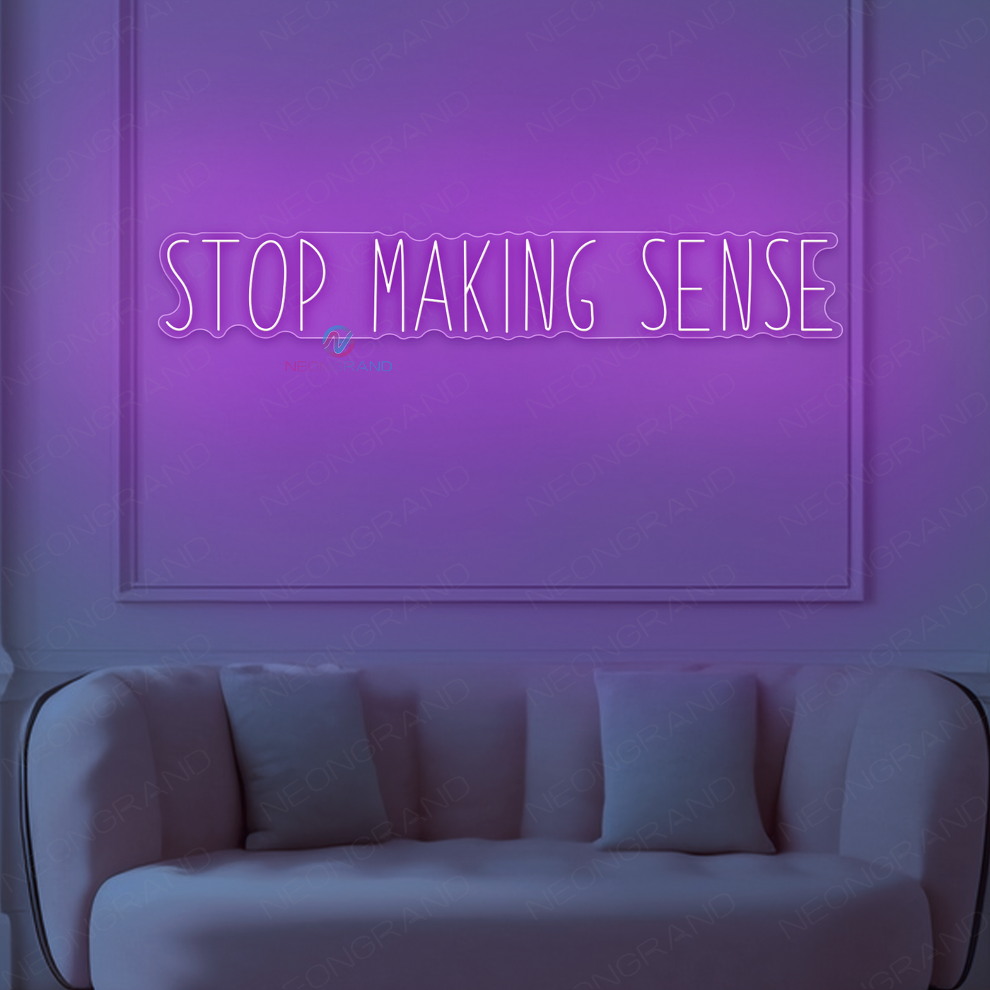 Stop Making Sense Neon Sign Word LED Light