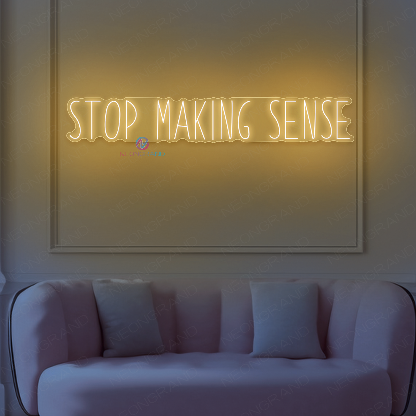 Stop Making Sense Neon Sign Word LED Light