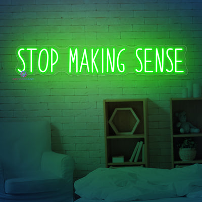 Stop Making Sense Neon Sign Word LED Light