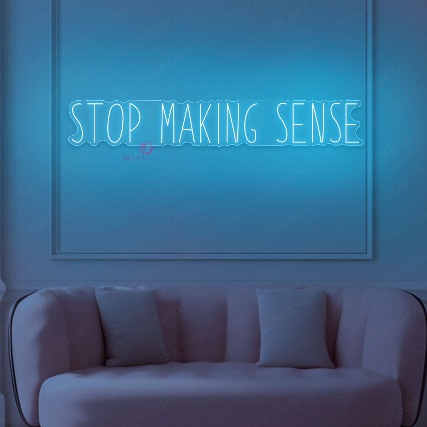 Stop Making Sense Neon Sign Word LED Light