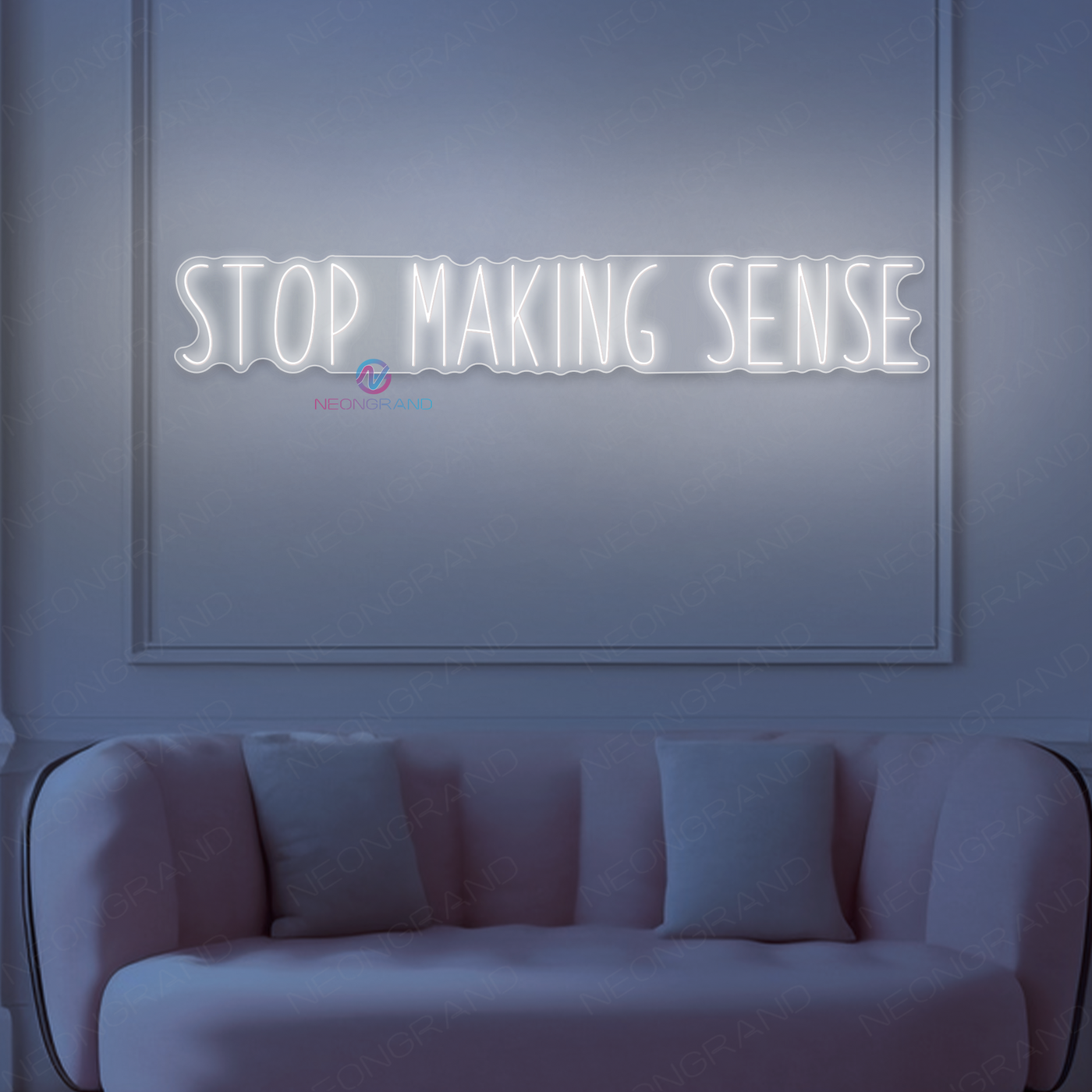 Stop Making Sense Neon Sign Word LED Light