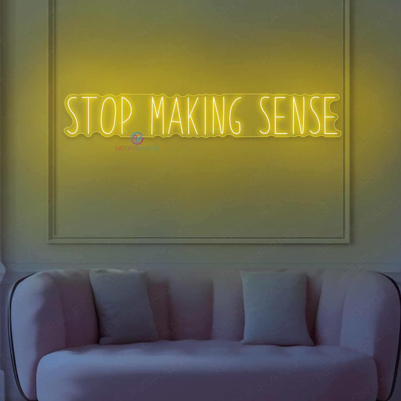 Stop Making Sense Neon Sign Word LED Light