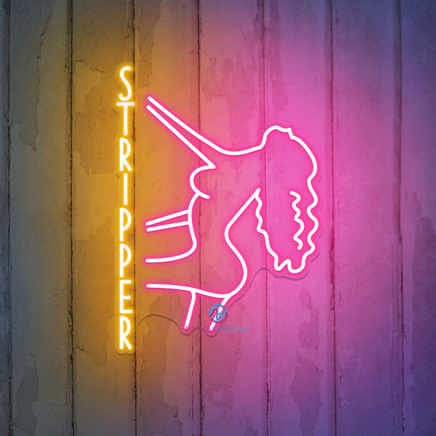 Stripper Neon Sign Man Cave Led Light