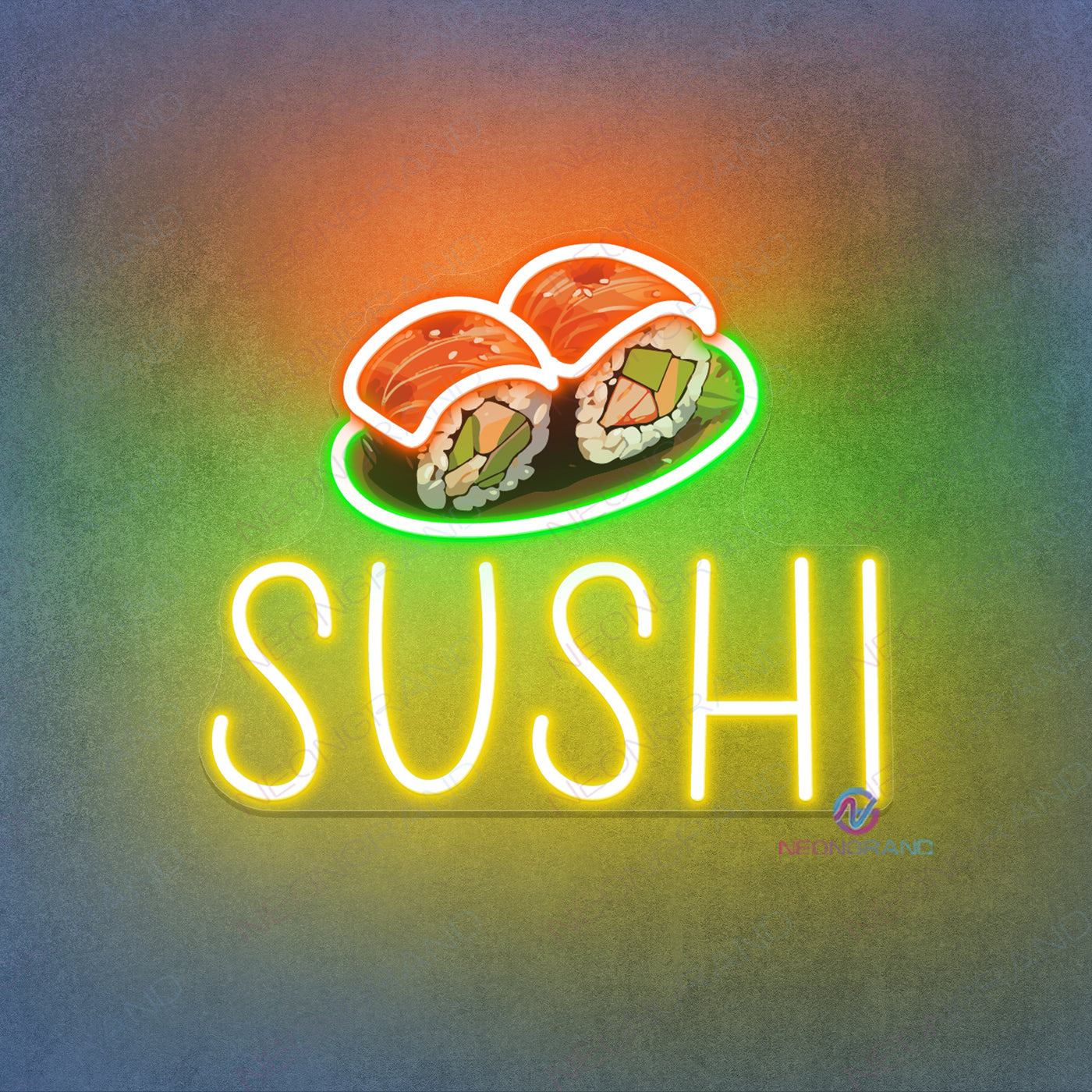 Sushi Neon Sign Japanese Food Led Light