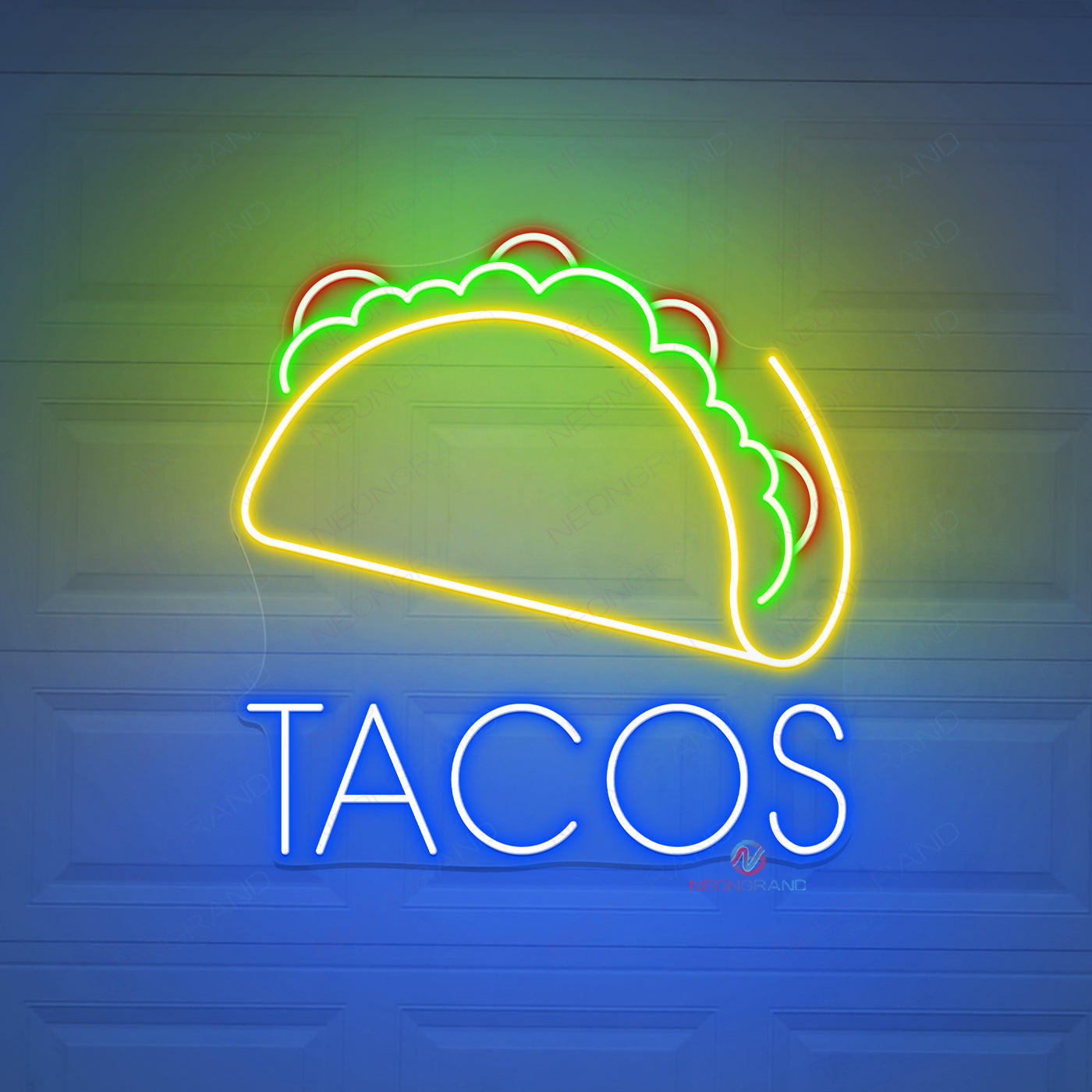 Tacos Neon Sign Kitchen Led Light