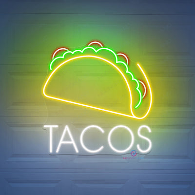 Tacos Neon Sign Kitchen Led Light
