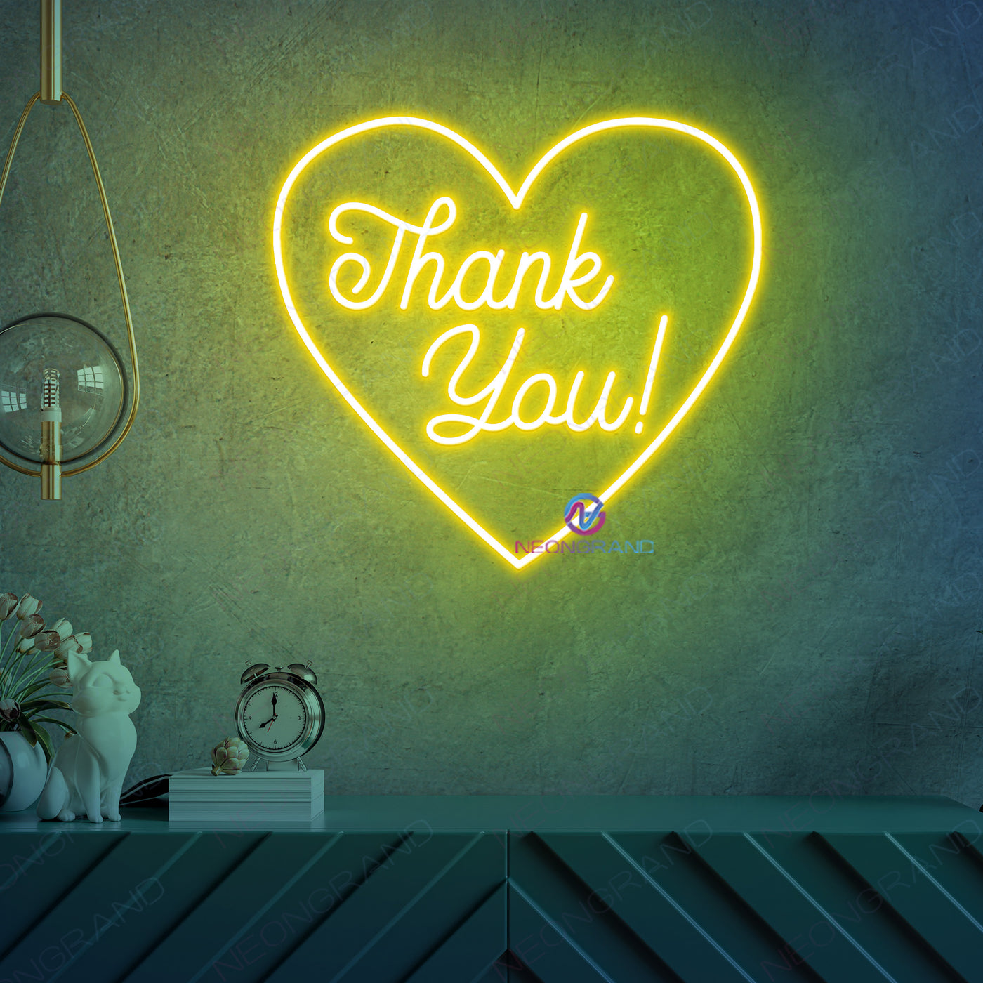 Thank You Neon Sign Inspirational Led Light