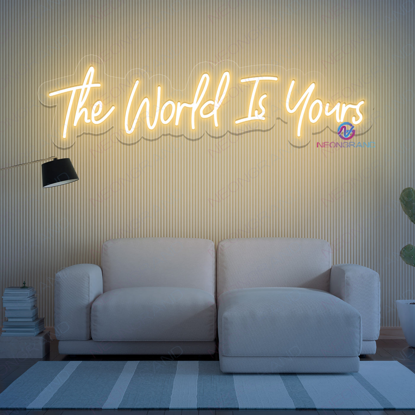 The World Is Yours Led Light