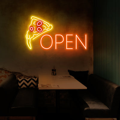 Neon Pizza Open Sign Led Light