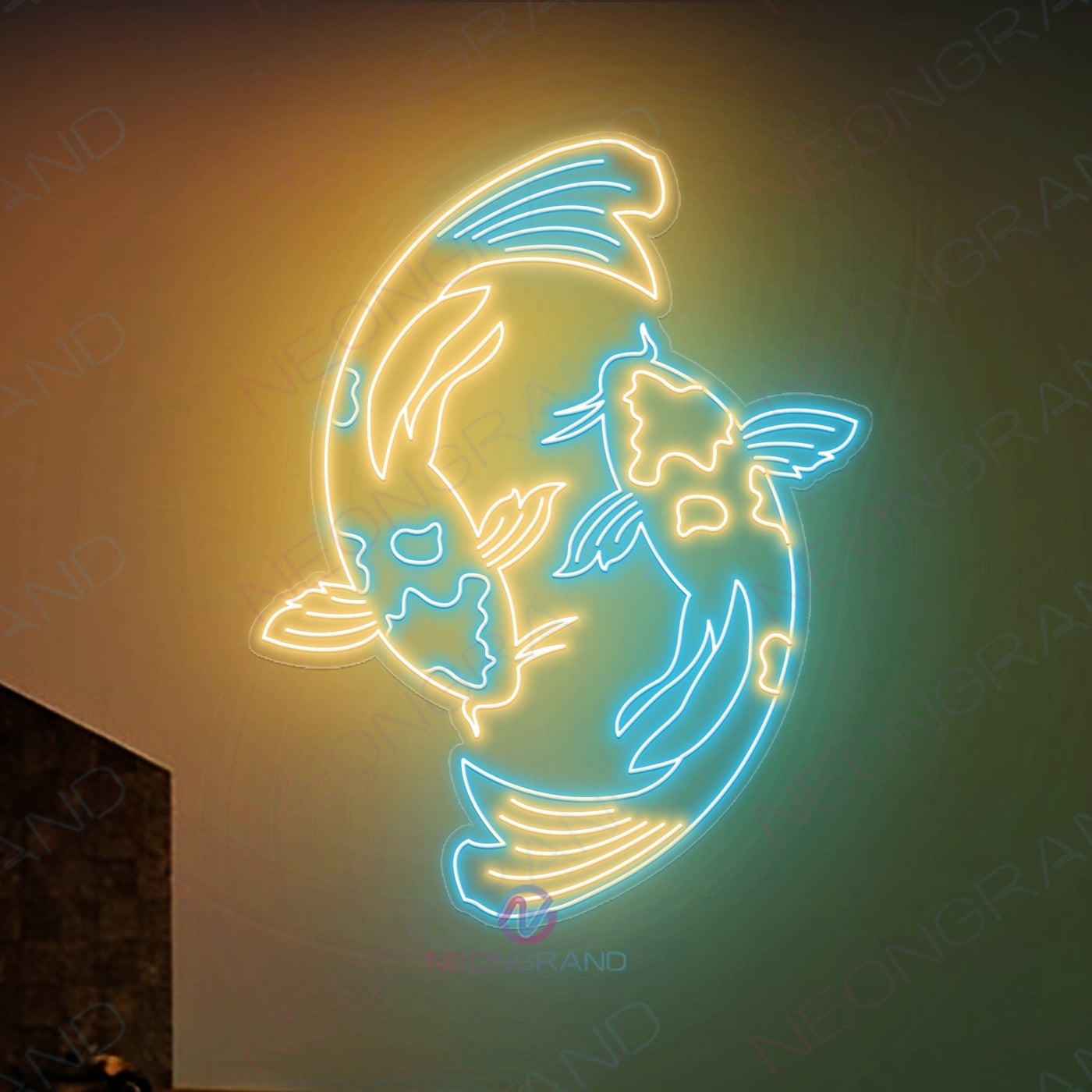 Koi Fish Neon Sign Japanese Led Light