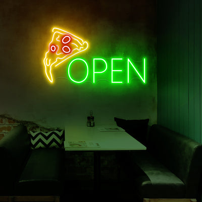 Neon Pizza Open Sign Led Light