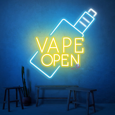 Vape Open Neon Sign Business Led Light