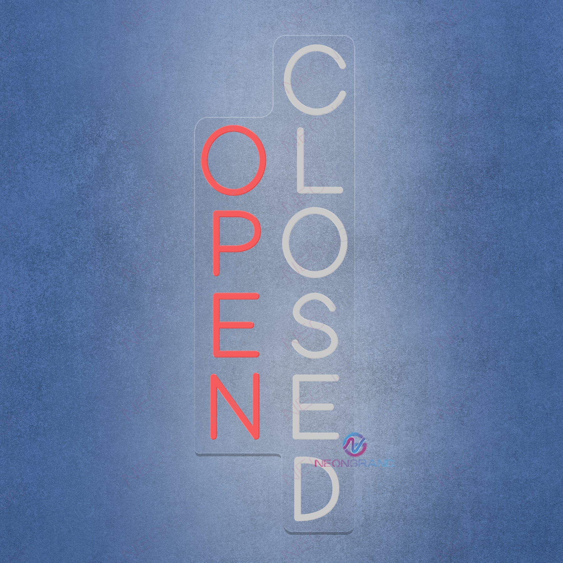 Vertical Open Closed Neon Sign Storefont LED Light - NeonGrand