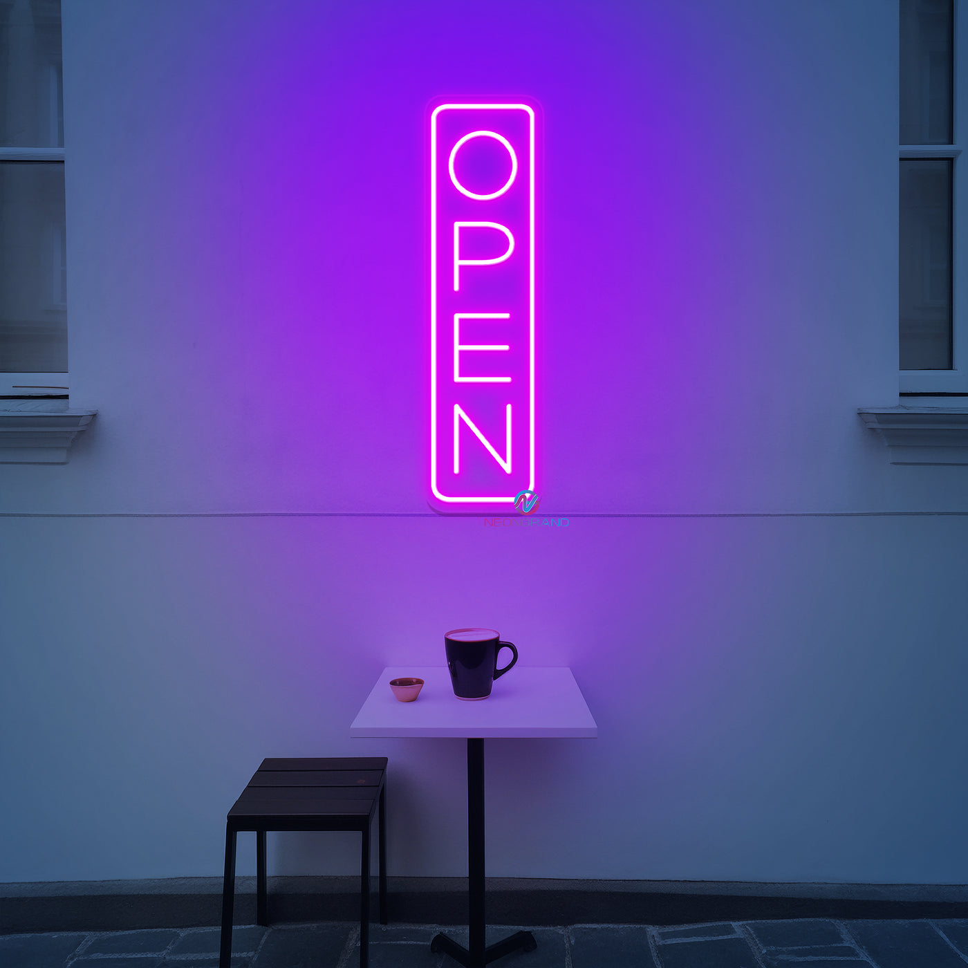Vertical Open Neon Sign Led Light For Store