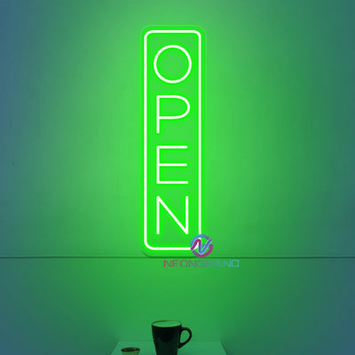 Vertical Open Neon Sign Led Light For Store