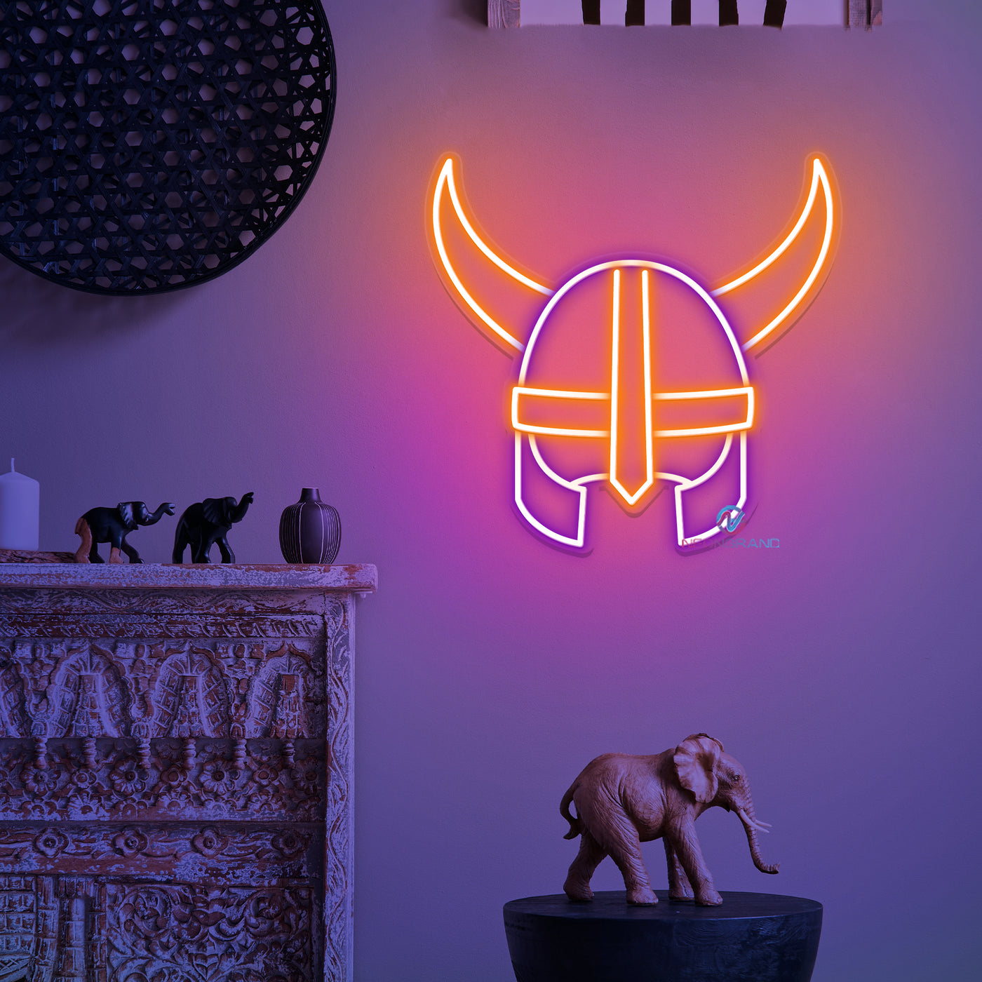 Vikings Neon Sign Man Cave LED Light