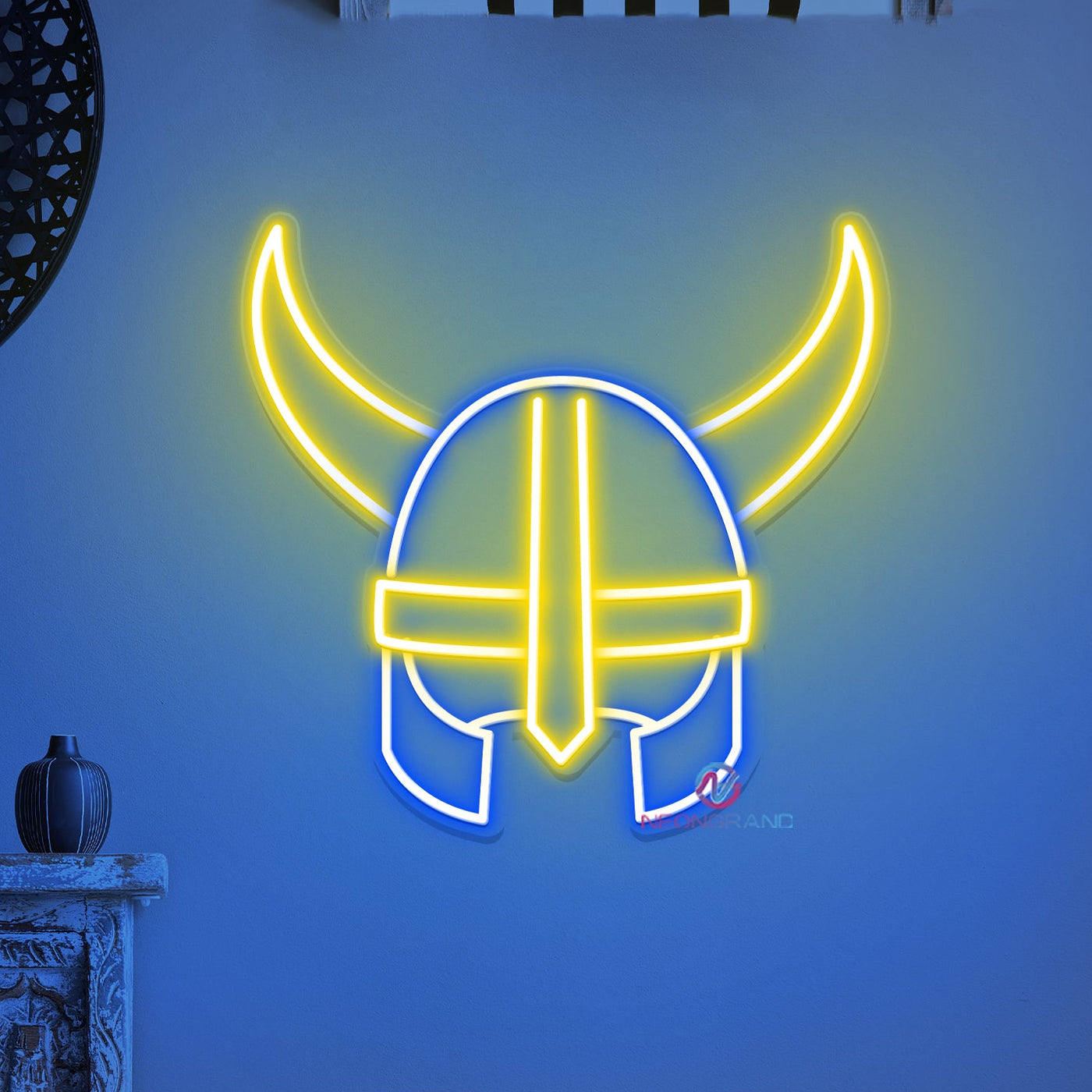 Vikings Neon Sign Man Cave LED Light