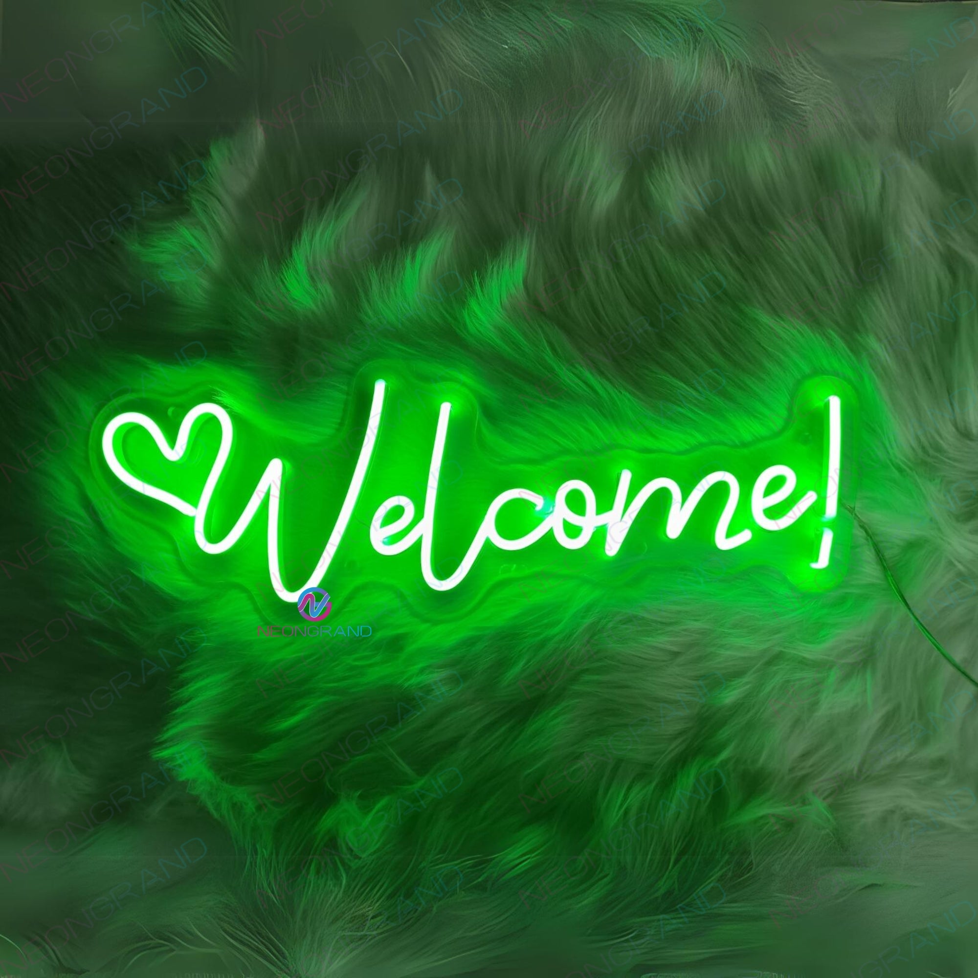 Welcome Neon Sign Light Up Welcome Led Sign - NeonGrand