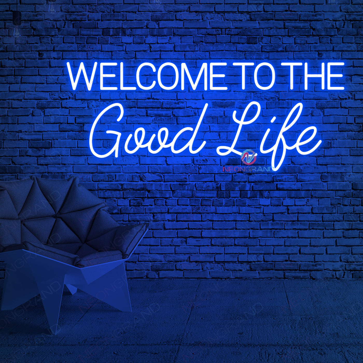 Welcome To The Good Life Neon Sign Led Light