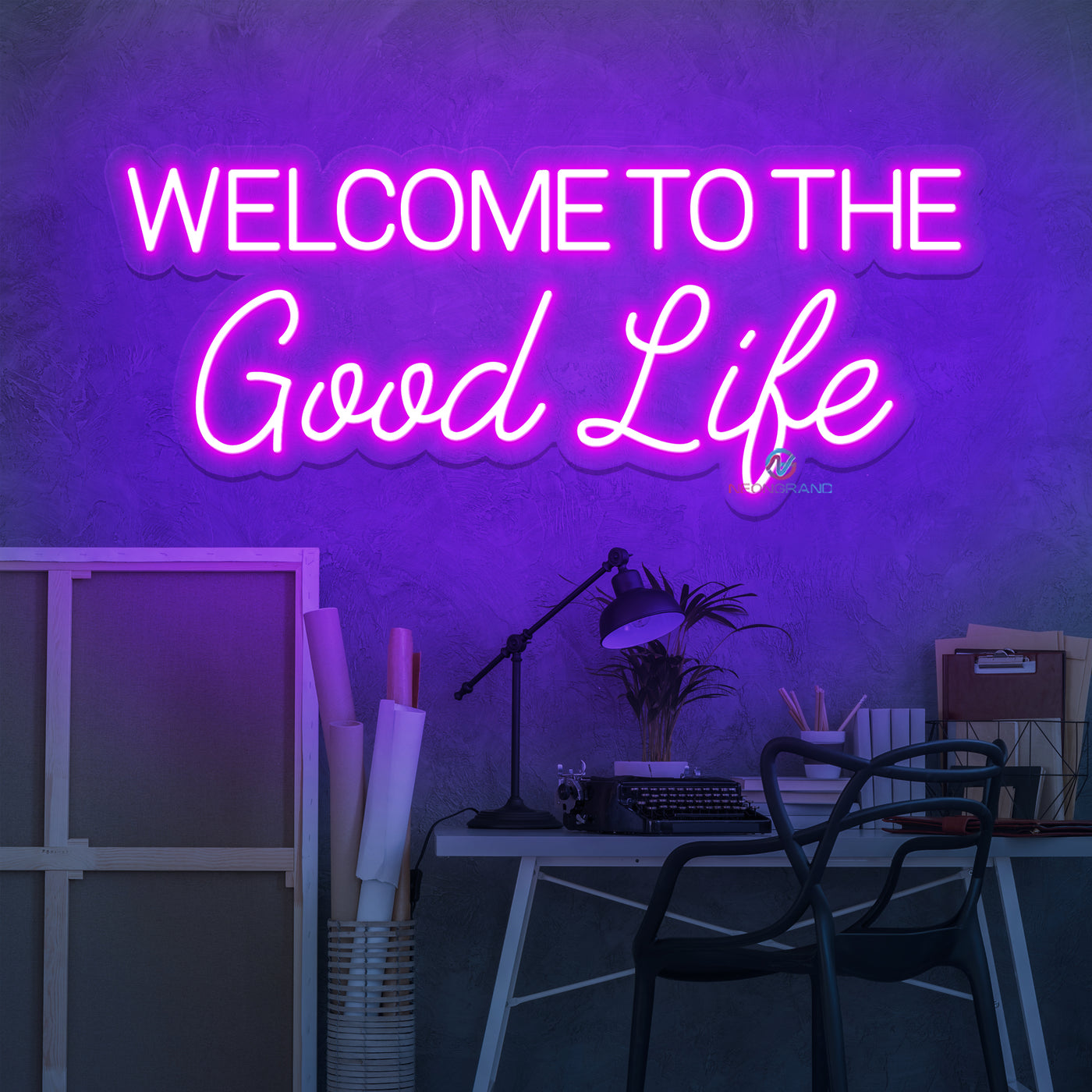 Welcome To The Good Life Neon Sign Led Light