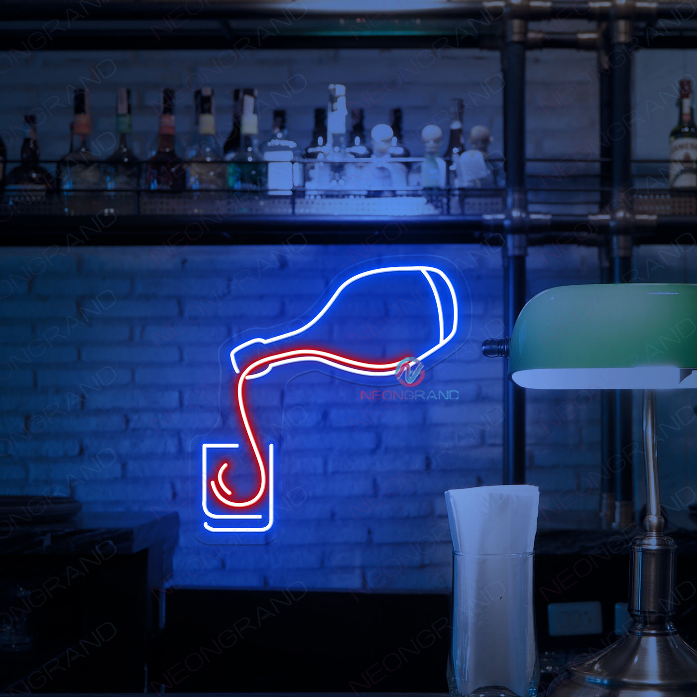 Wine Neon Sign Pub Led Light For Bar