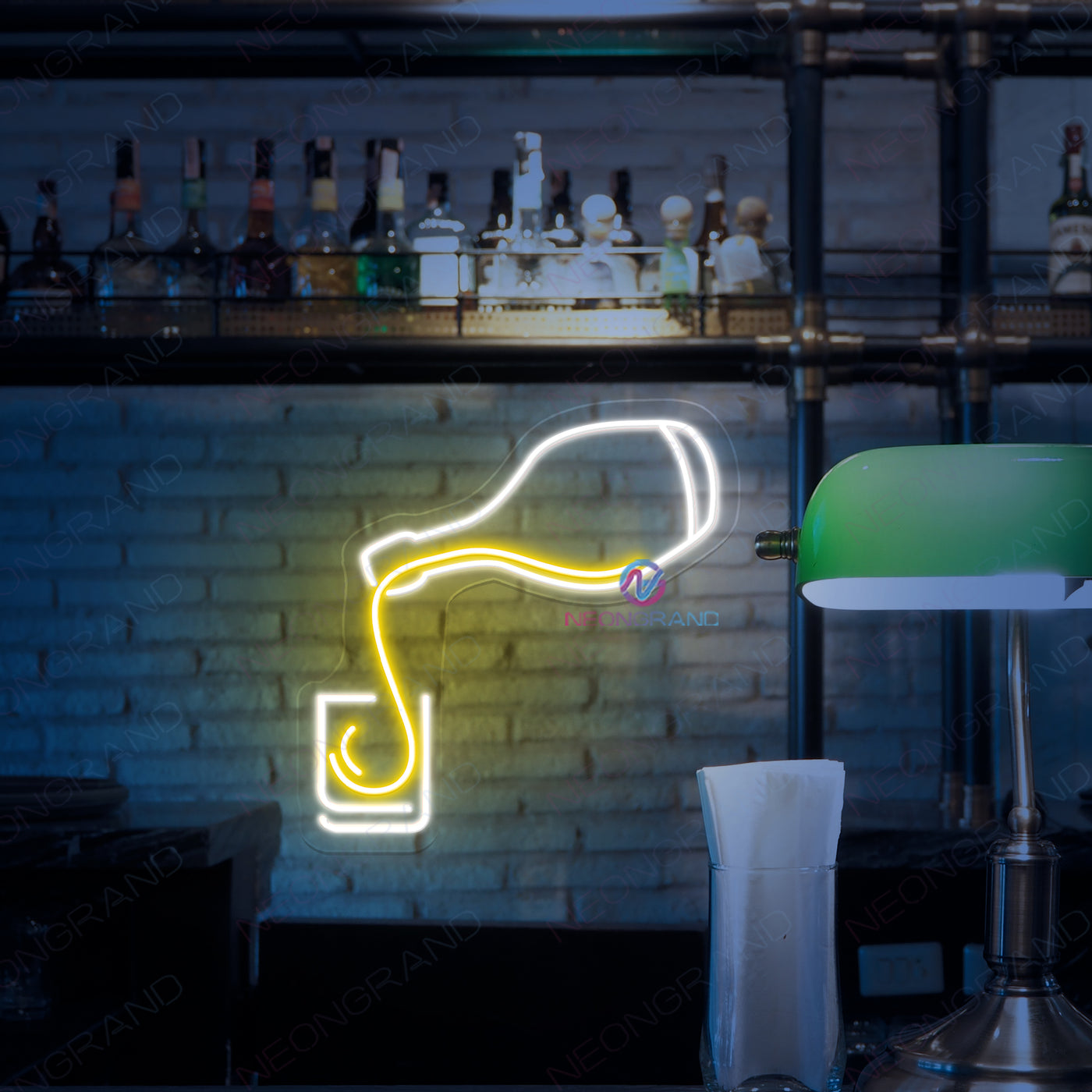 Wine Neon Sign Pub Led Light For Bar