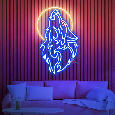 Wolf Neon Sign Cool Led Light