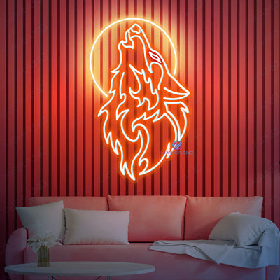 Wolf Neon Sign Cool Led Light