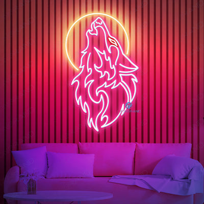Wolf Neon Sign Cool Led Light