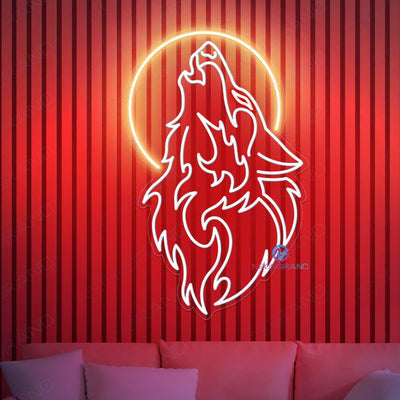 Wolf Neon Sign Cool Led Light