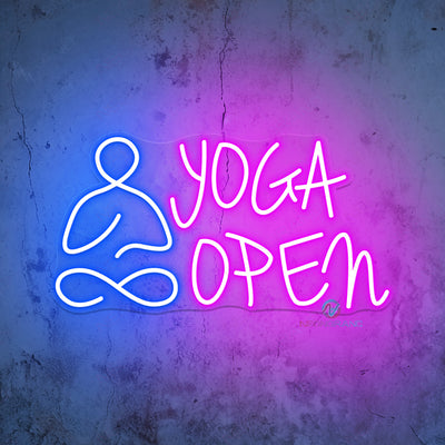 Yoga Open Neon Sign Led Light