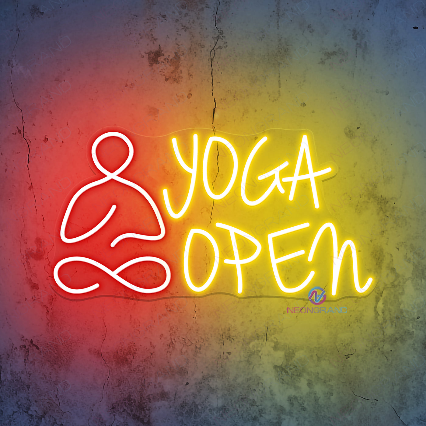 Yoga Open Neon Sign Led Light
