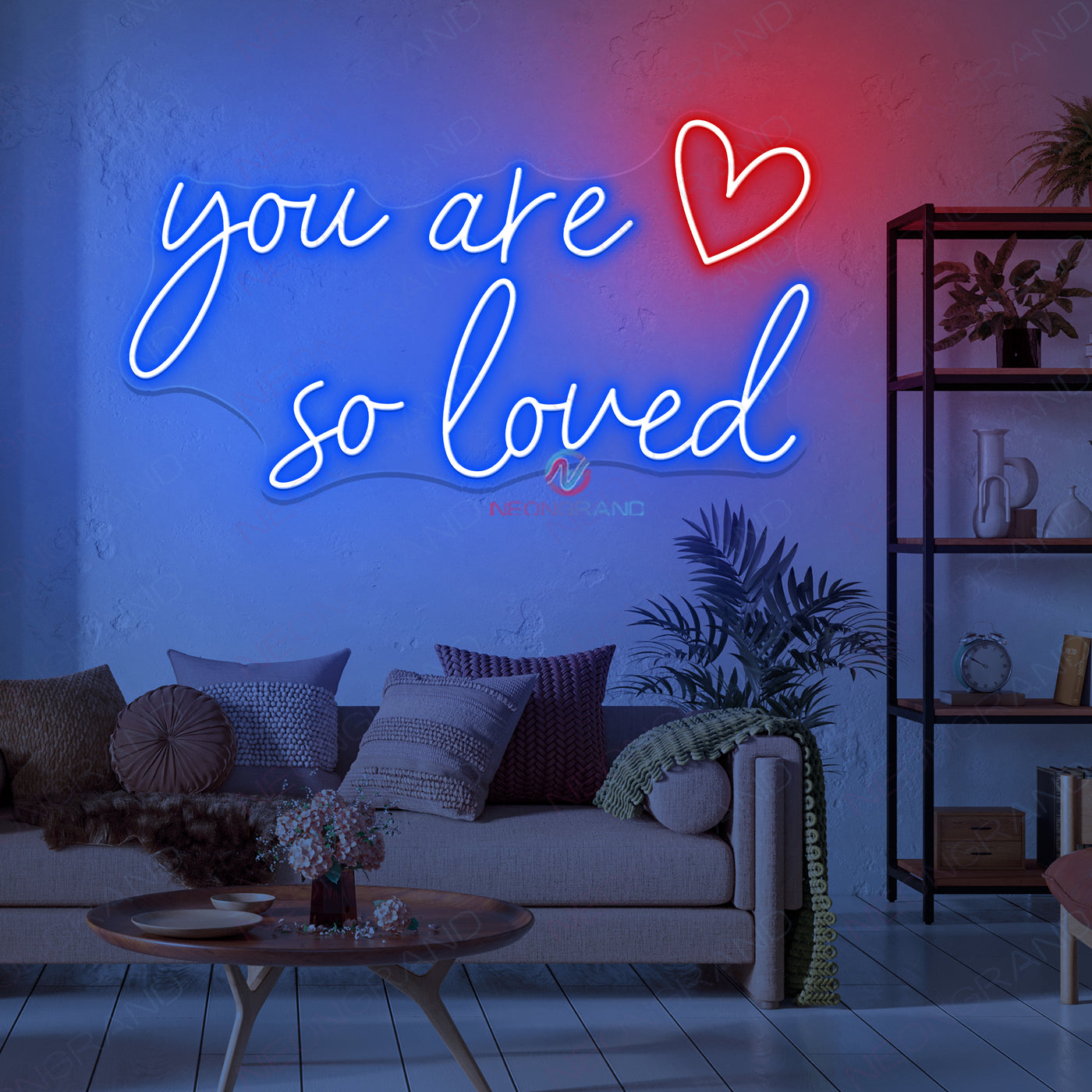 You Are So Loved Neon Sign Word Led Light