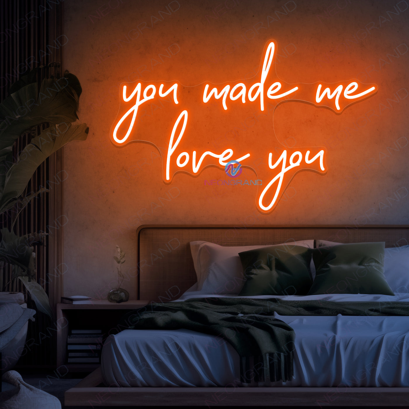 You Made Me Love You Neon Sign Inspirational Led Light