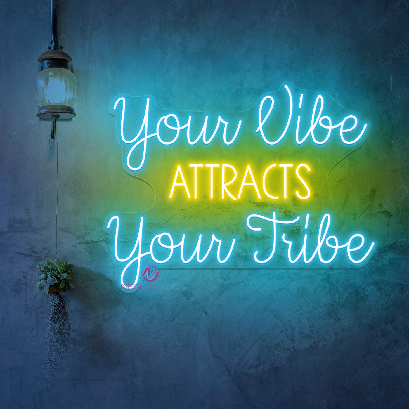 Your Vibe Attracts Your Tribe Neon Sign Led Light