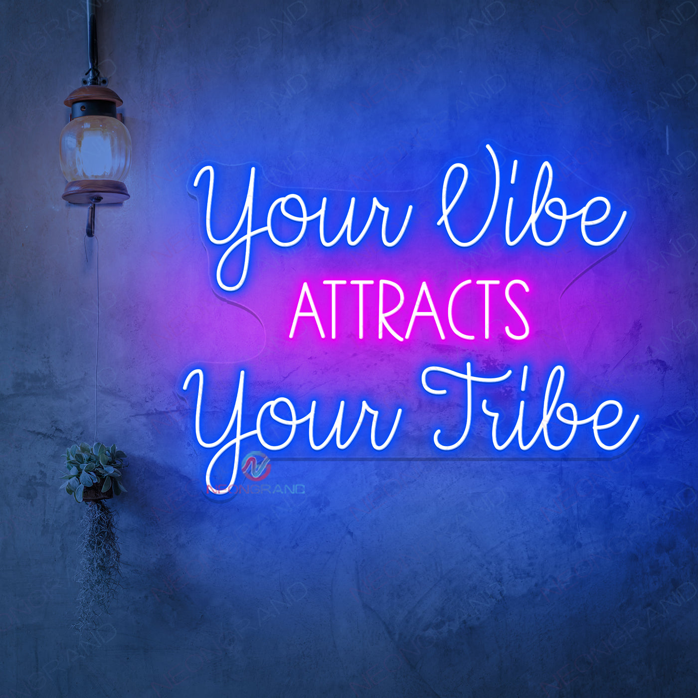 Your Vibe Attracts Your Tribe Neon Sign Led Light