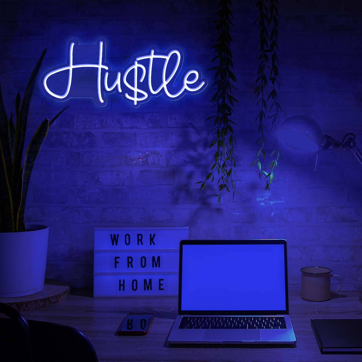 Hustle Neon Sign Led Light (5)