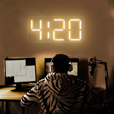 420 Neon Sign Marijuana Cannabis Led Light gold yellow