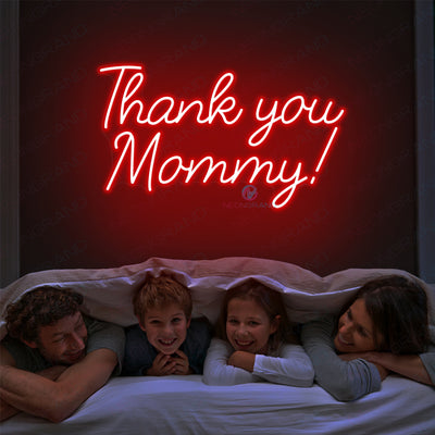 Thank you Mommy Neon Mom Sign Led Light