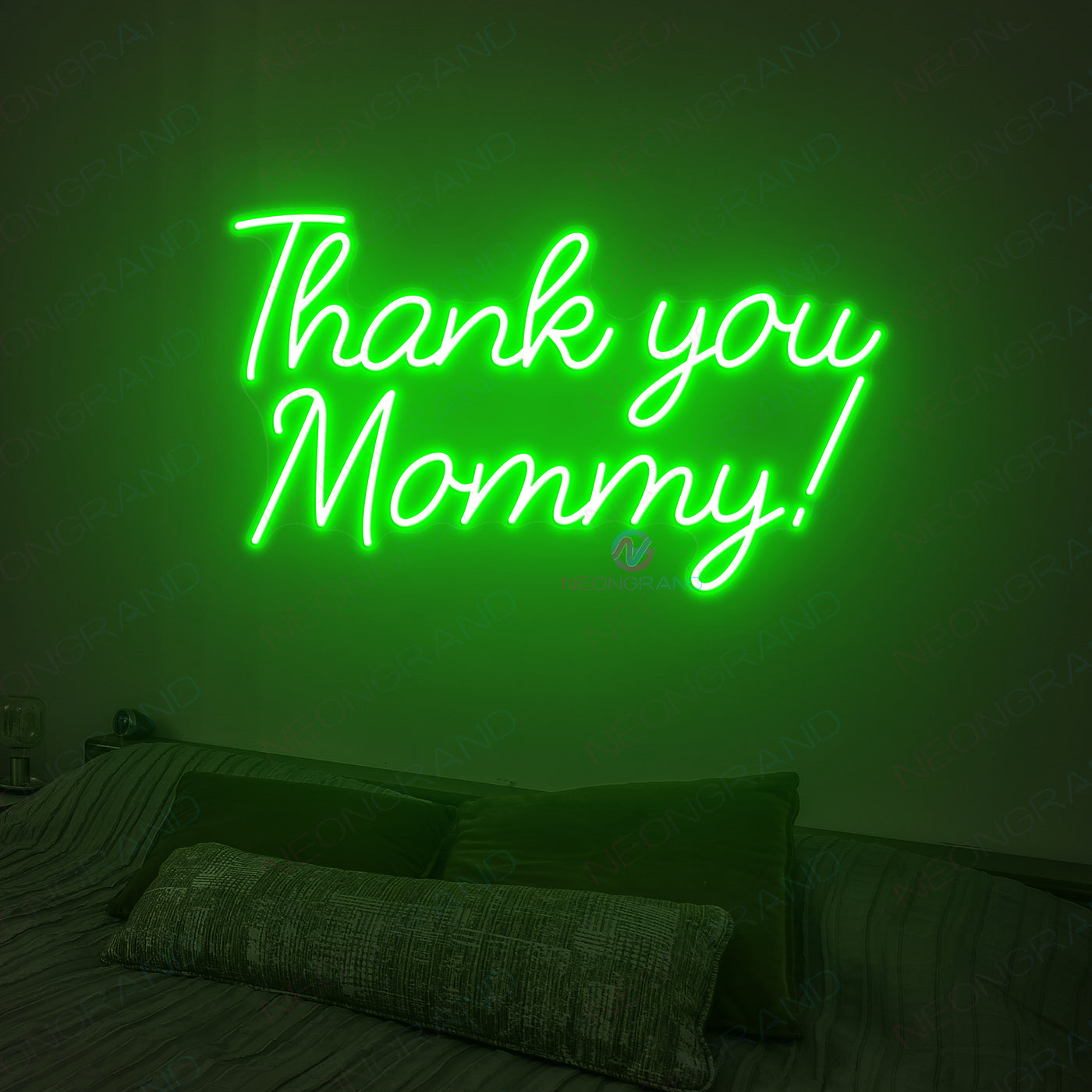 Thank you Mommy Neon Mom Sign Led Light