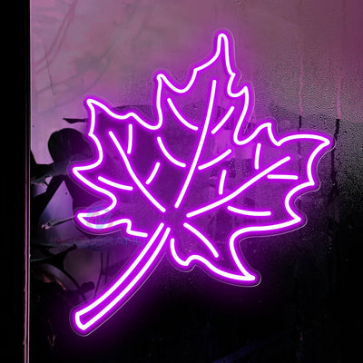 Leaf Neon Sign Aesthetic Neon Leaves Led Light
