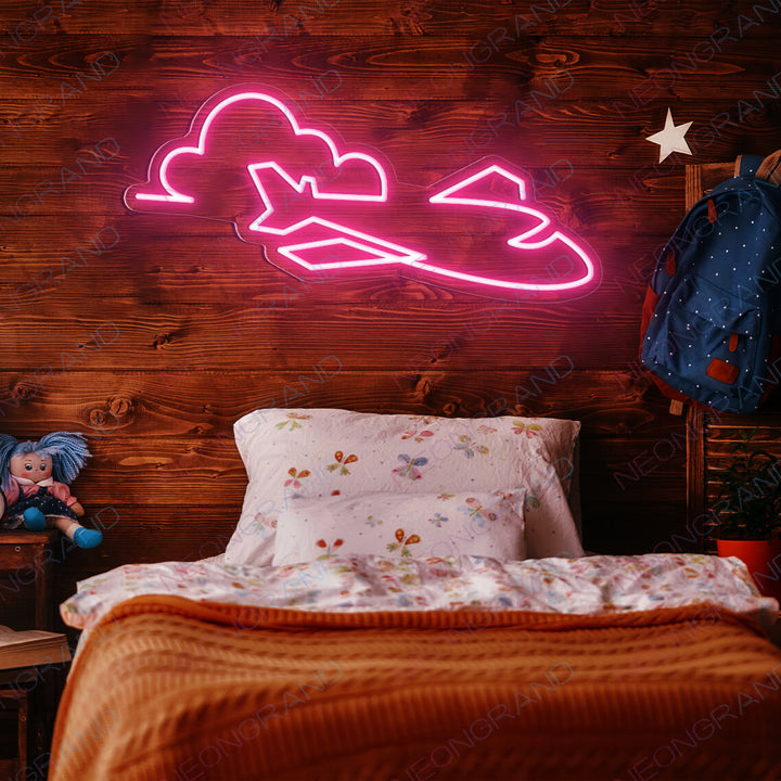Airplane Neon Sign Aviation Led Light - NeonGrand