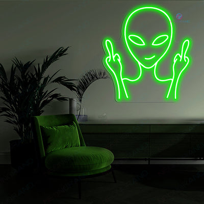 Alien Neon Sign Cool Alien Led Light 1