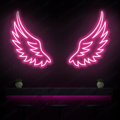 Angel Wings Neon Sign Led Light Bar Neon Signs Pink