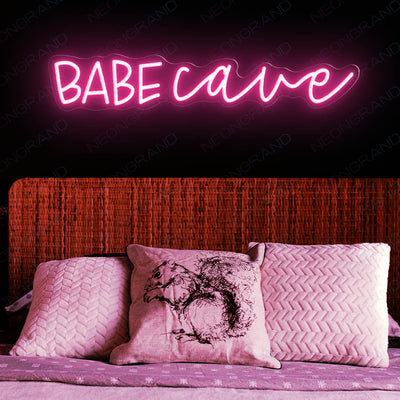 Babe Cave Neon Sign Bar Led Light pink