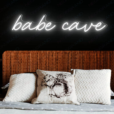 Babe Cave Neon Sign Led Light white